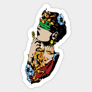 queen of justice Sticker